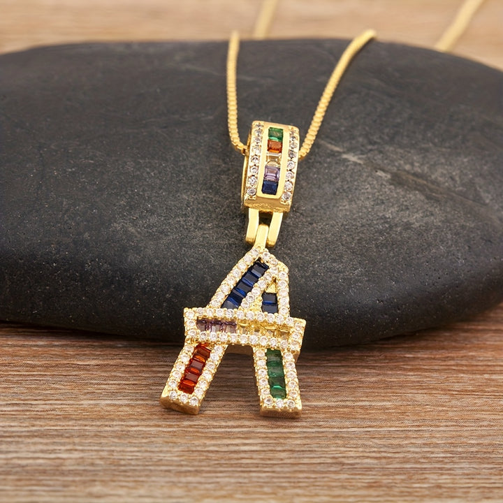 Prism Initial Necklace