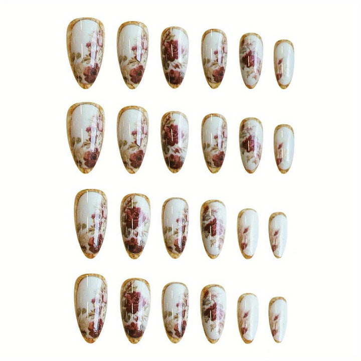Jardin Floral Press On Nails