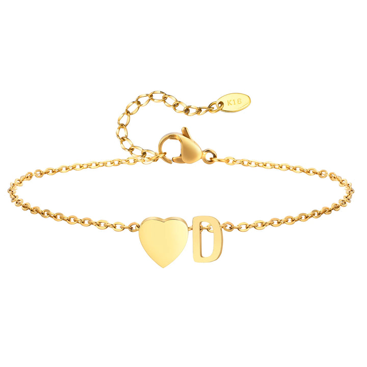 Amour Initial Anklet
