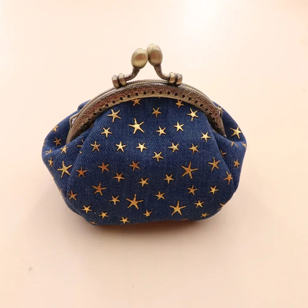 Starry Night Vintage Coin Purse