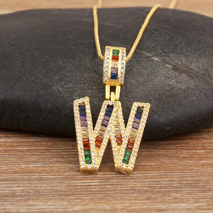 Prism Initial Necklace