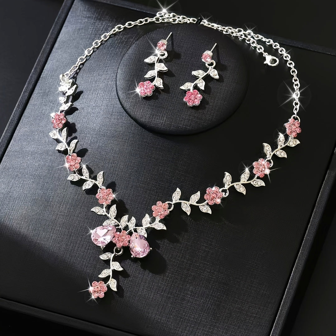 Fleur Vine Necklace & Earring Set