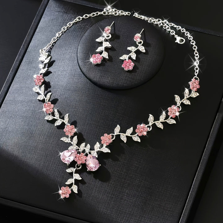 Fleur Vine Necklace & Earring Set