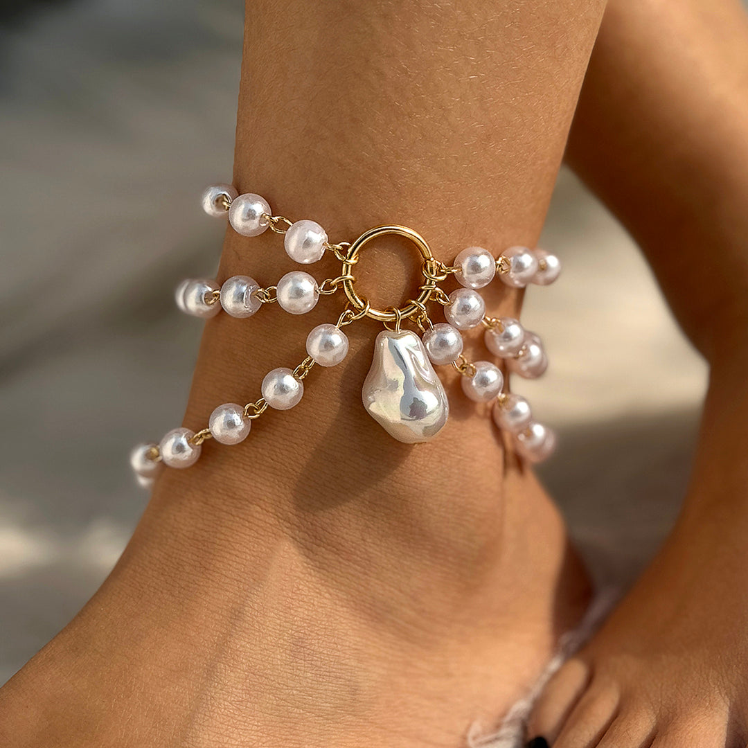 Capri Pearl Anklet