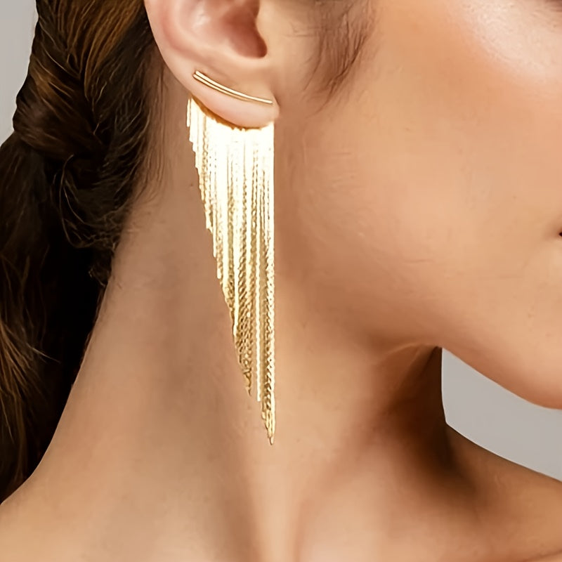 Gilded Fringe Earrings