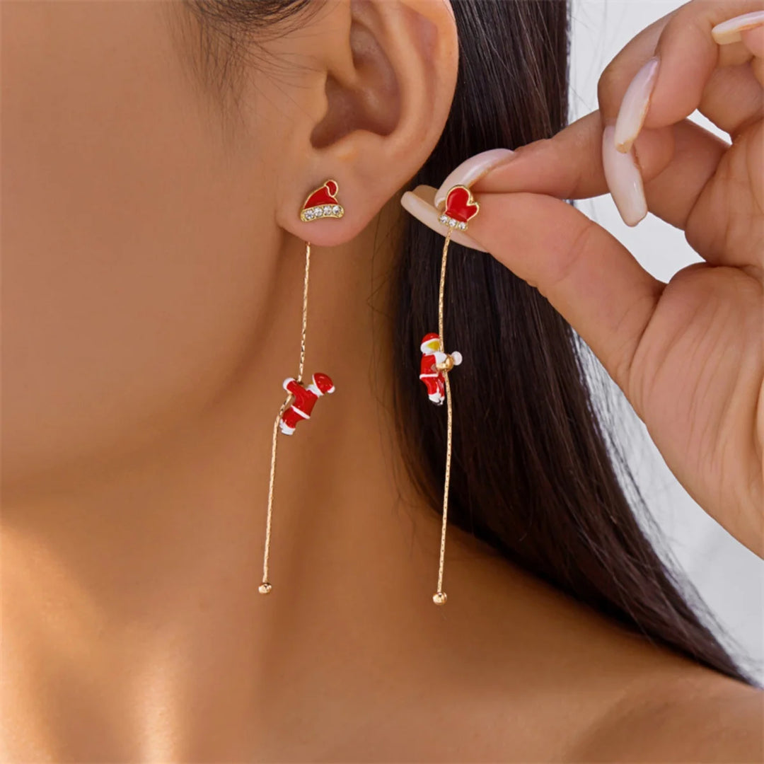 Santa's Trail Drop Earrings