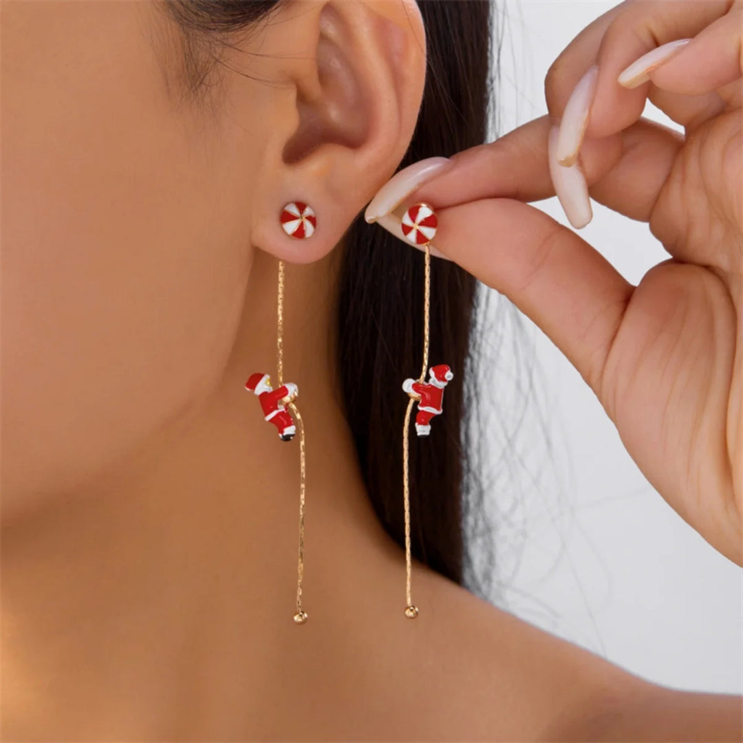 Santa's Trail Drop Earrings
