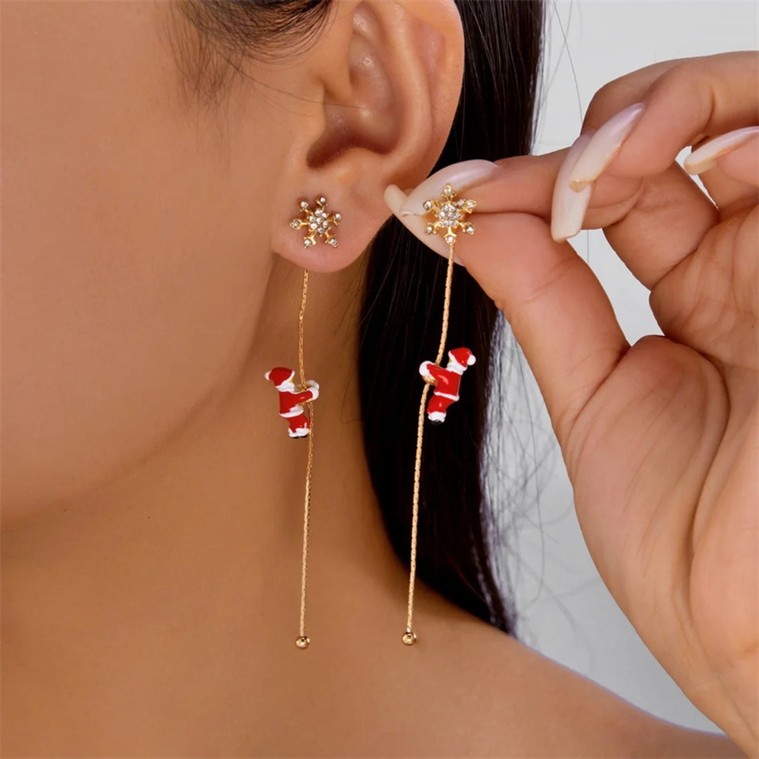 Santa's Trail Drop Earrings