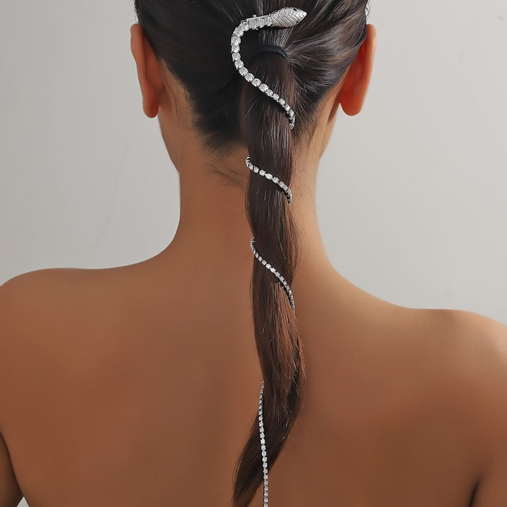 Crystal Serpent Hair Clip