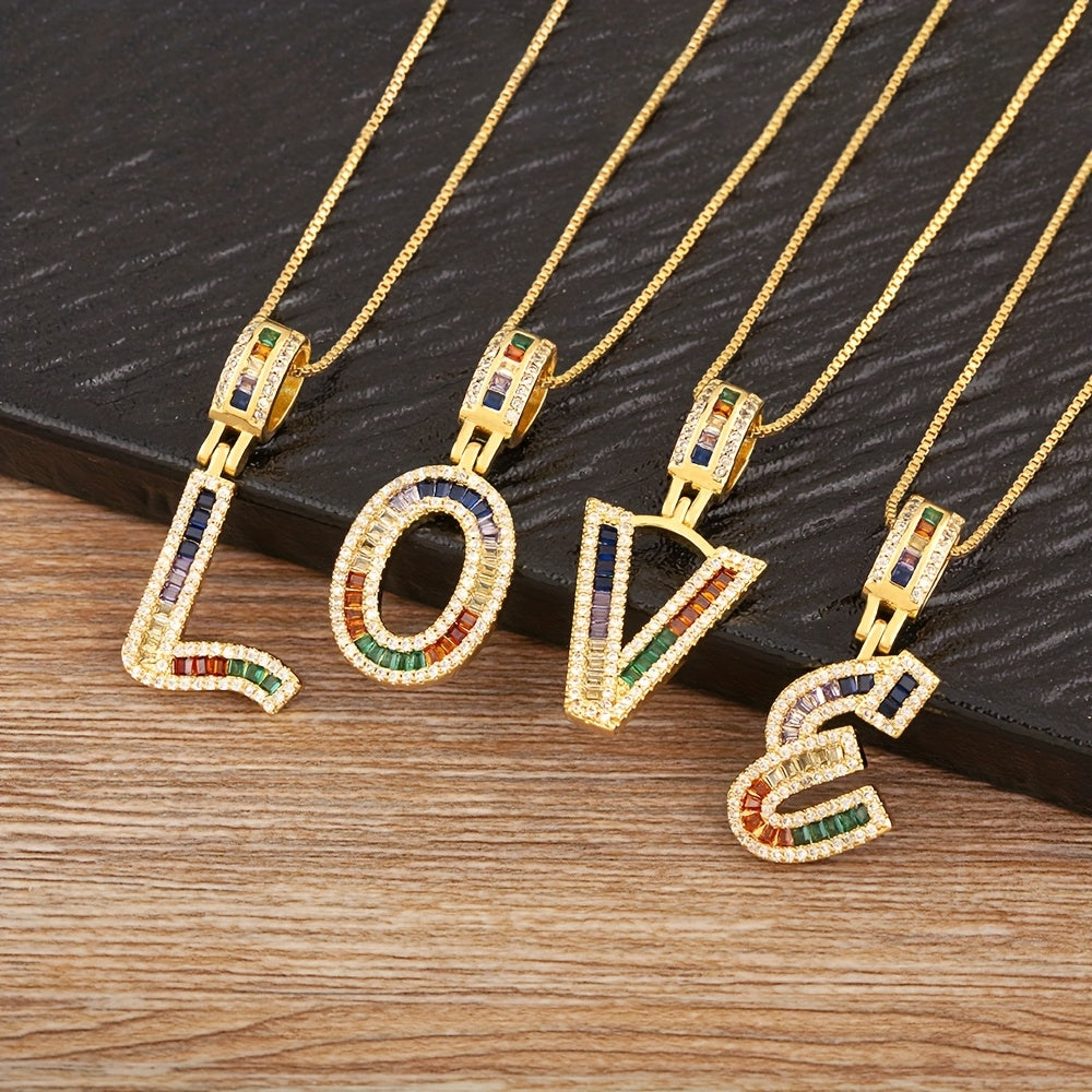 Prism Initial Necklace