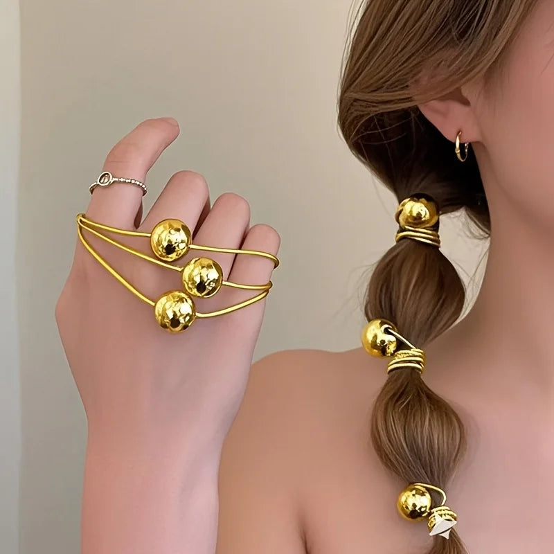 Disco Orb Hair Elastic Set