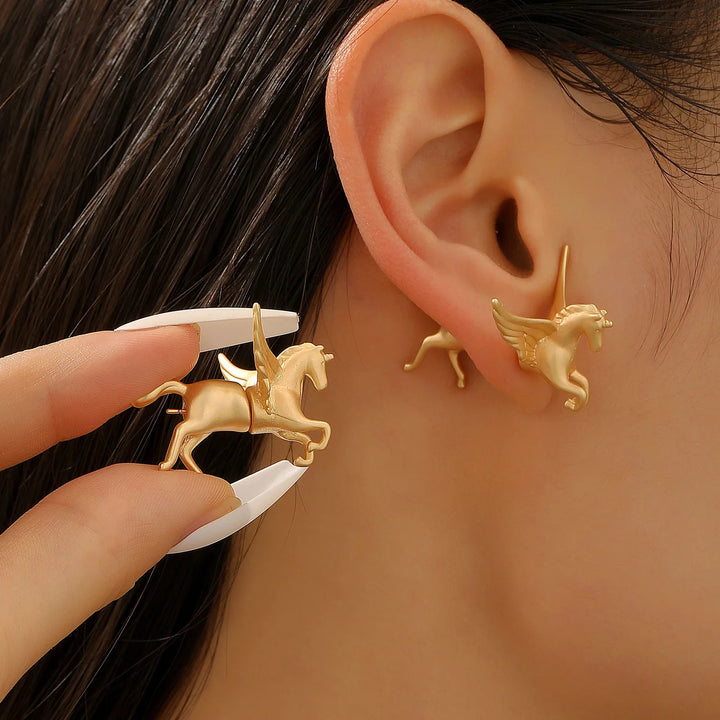 Starfall Unicorn Stud Earrings