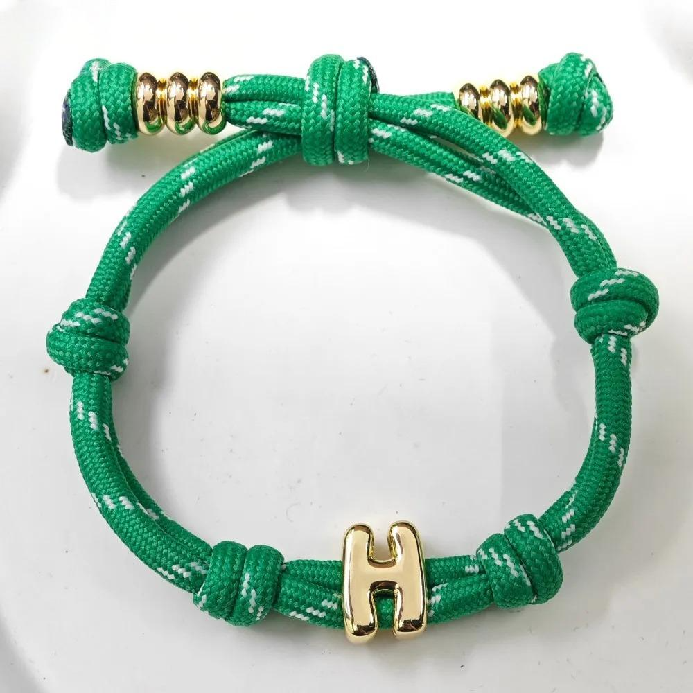 Golden Bubble Initial Bracelet