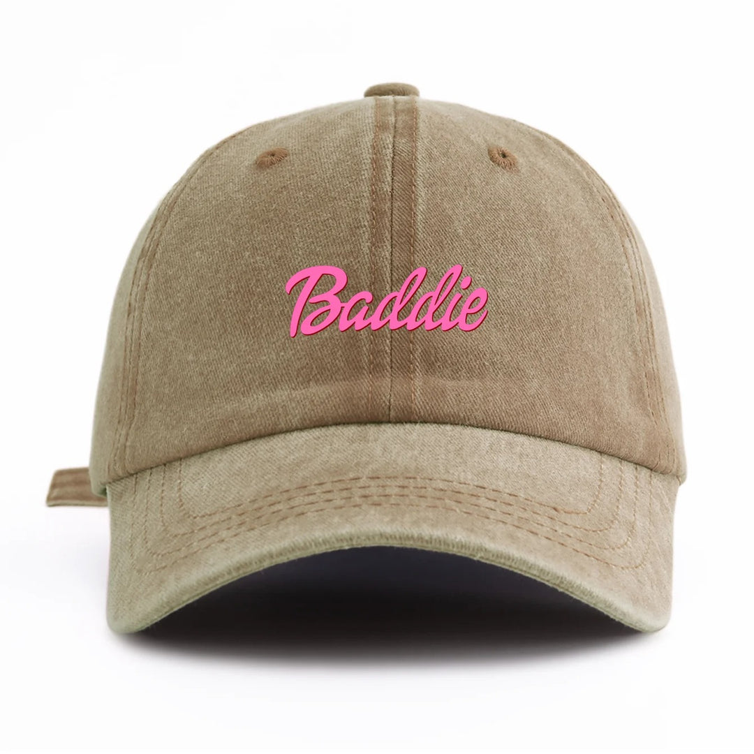 Baddie Washed Cap