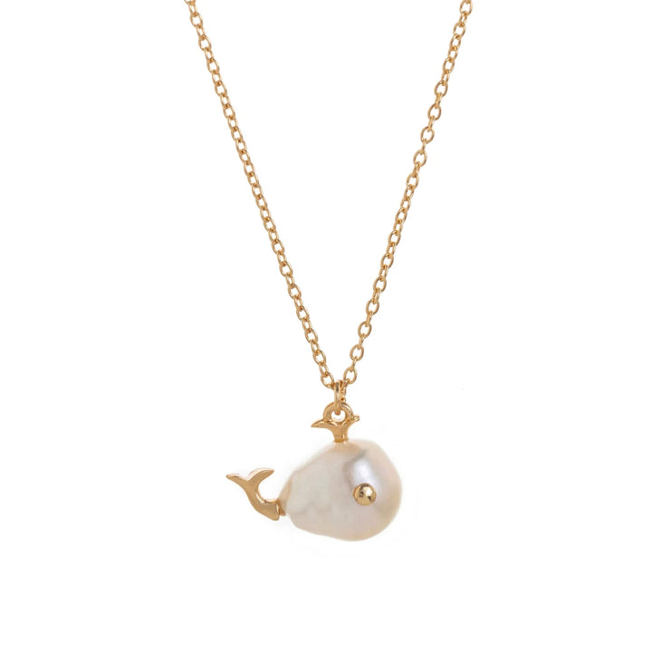 Moonlit Whale Necklace & Earring Set