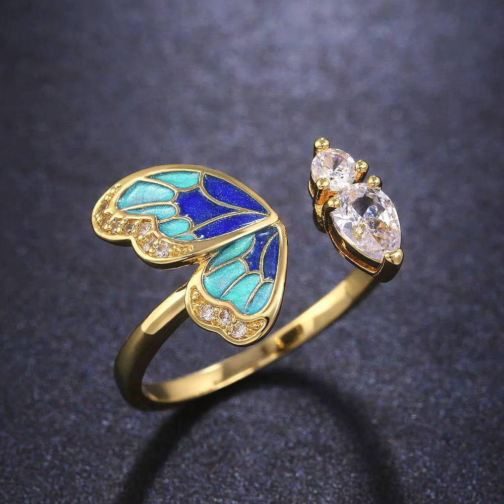 Butterfly Kiss Ring