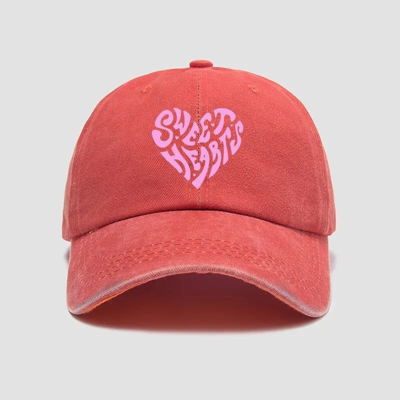 Sweet Hearts Washed Cap