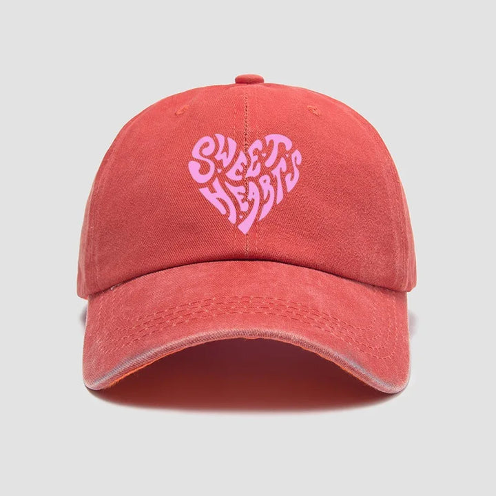 Sweet Hearts Washed Cap