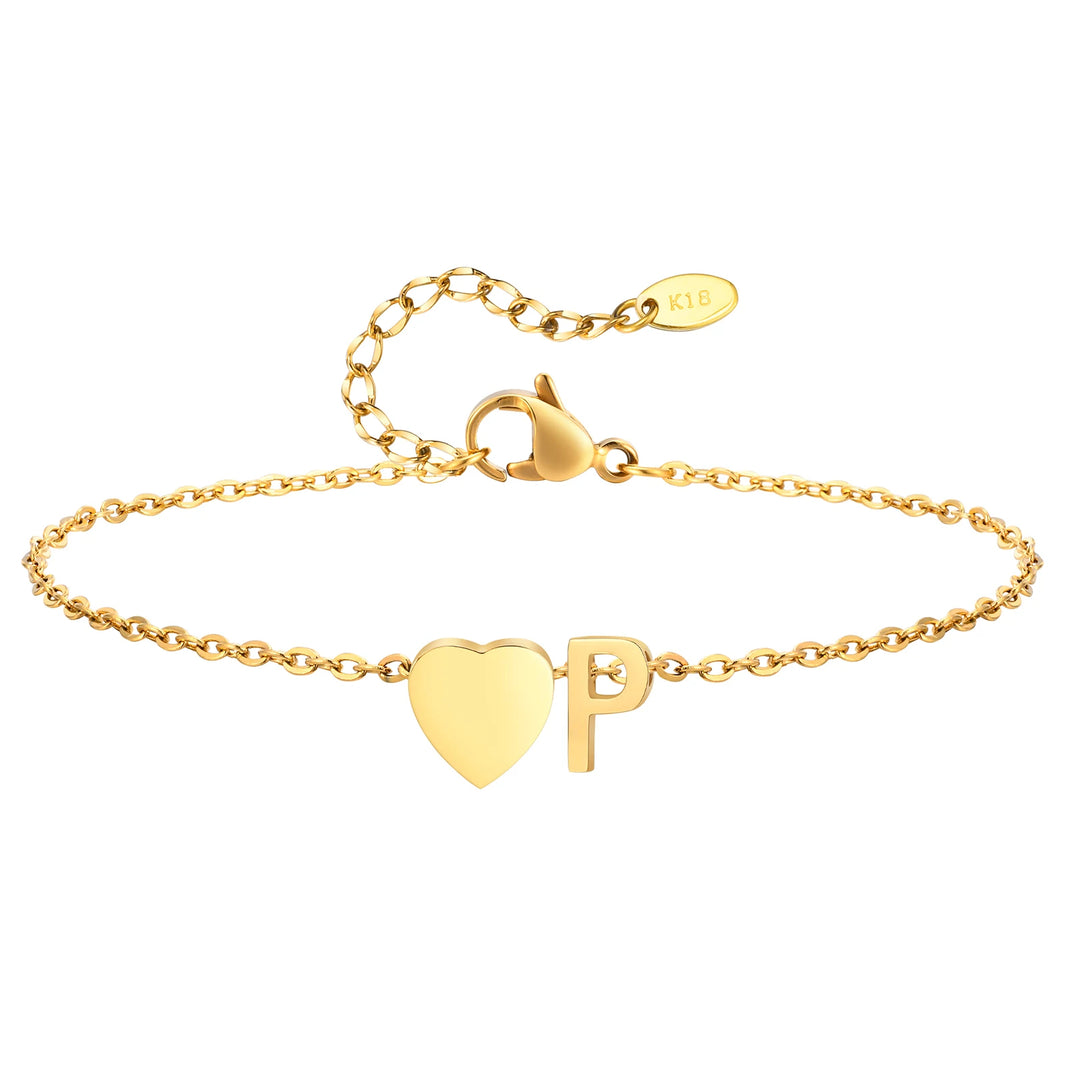 Amour Initial Anklet