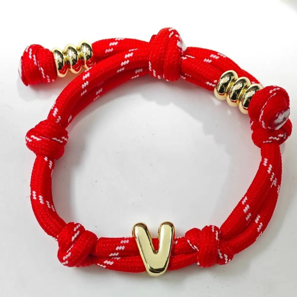 Golden Bubble Initial Bracelet