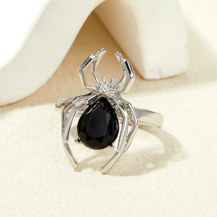 Moonlight Spider Ring