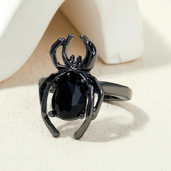 Moonlight Spider Ring