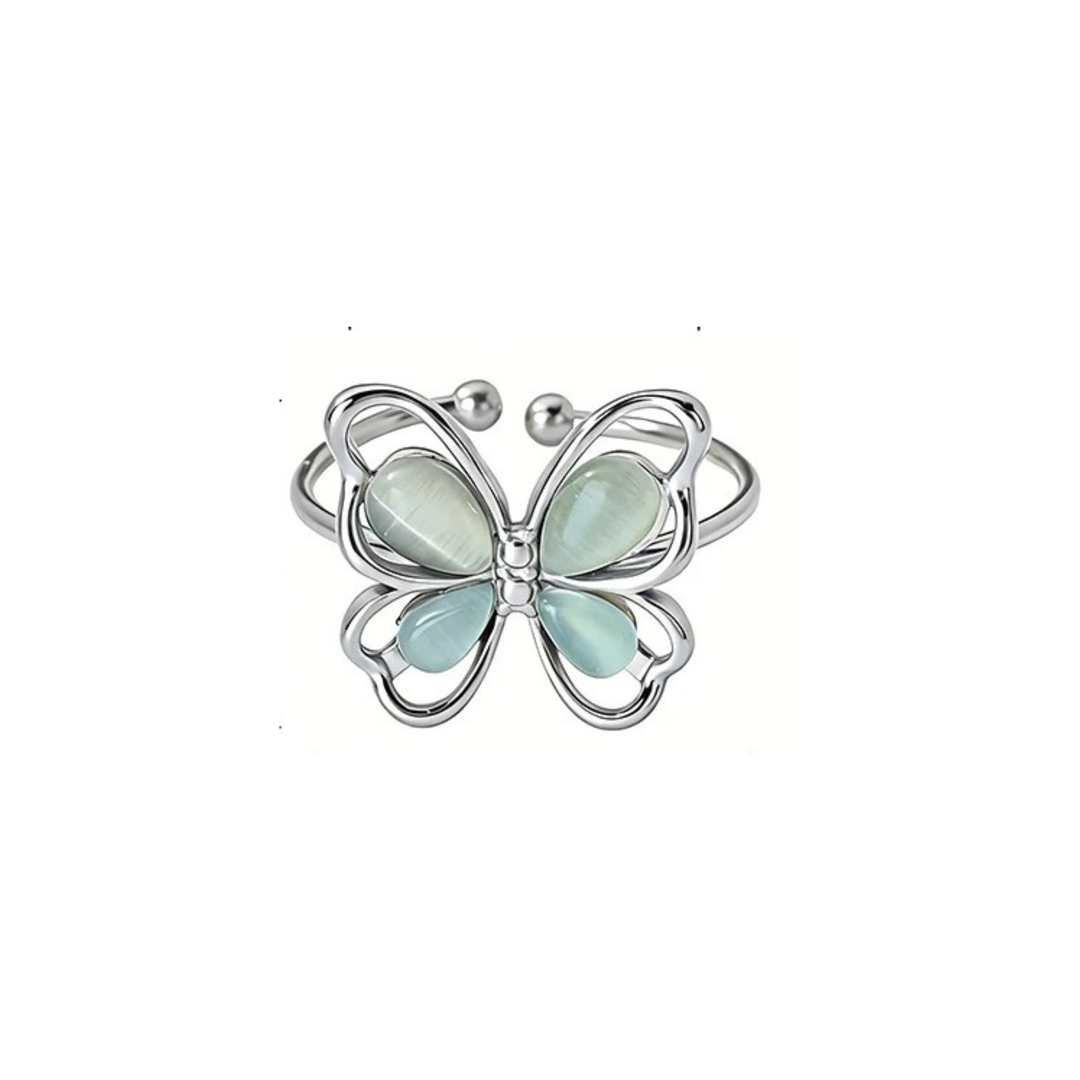 Opaline Butterfly Ring