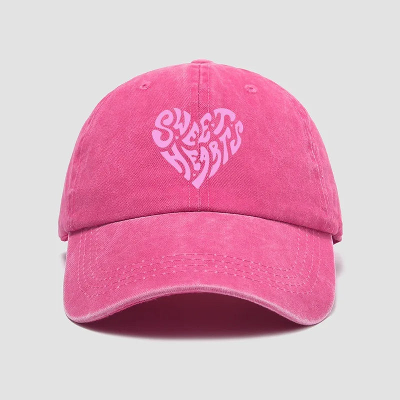 Sweet Hearts Washed Cap