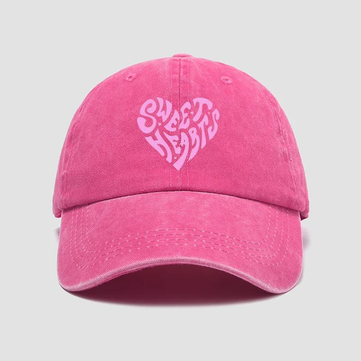 Sweet Hearts Washed Cap