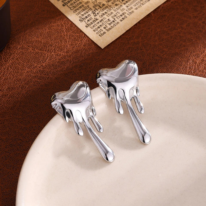 Melting Hearts Stud Earrings