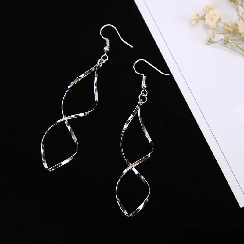 Helix Drop Earrings