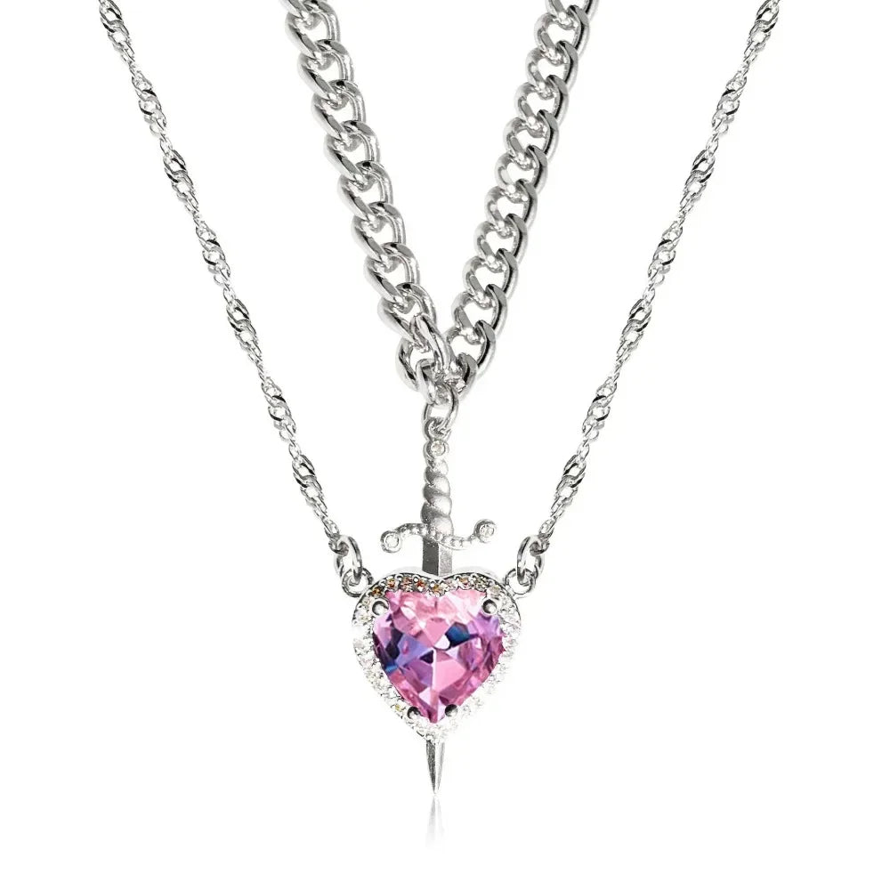 Velvet Dagger Necklace Set