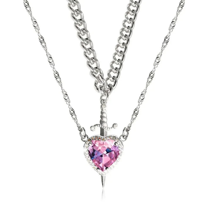 Velvet Dagger Necklace Set