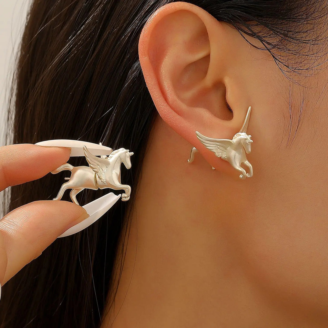 Starfall Unicorn Stud Earrings