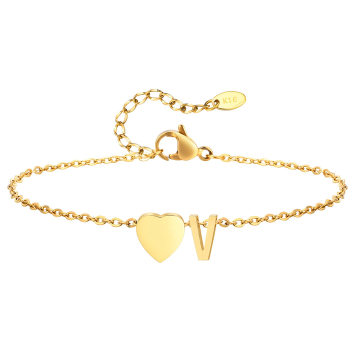Amour Initial Anklet