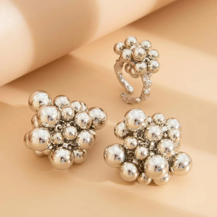 Orb Cluster Ring & Earring Set
