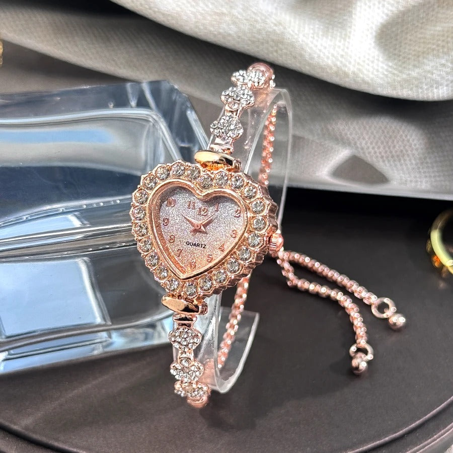 Halo Hearts Bangle Watch