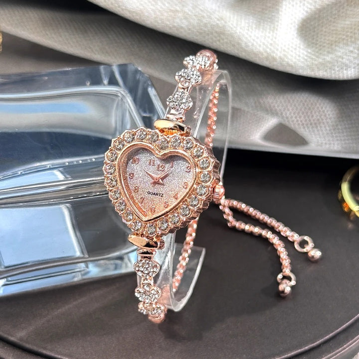 Halo Hearts Bangle Watch