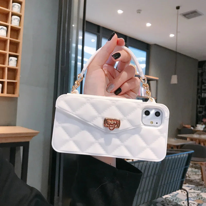 Quilted iPhone Wallet Case