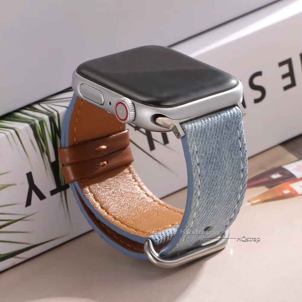 Sapphire Denim Apple Watch Band