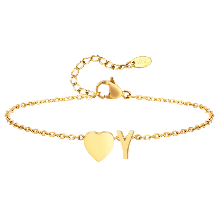 Amour Initial Anklet