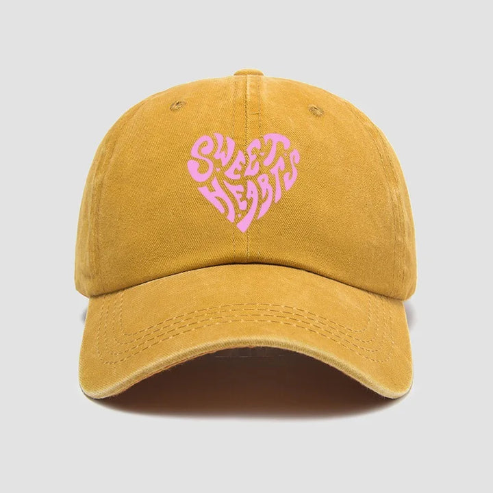 Sweet Hearts Washed Cap